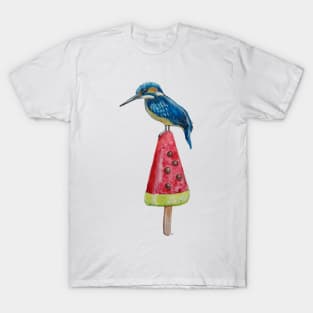 Kingfisher on ice 4 T-Shirt